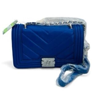 Badgley Mischka NWT Royal Blue Crossbody Bag